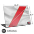 Peru Soccer Flag Universal Laptop 16.6in (13.4 x 9.7in) Skin